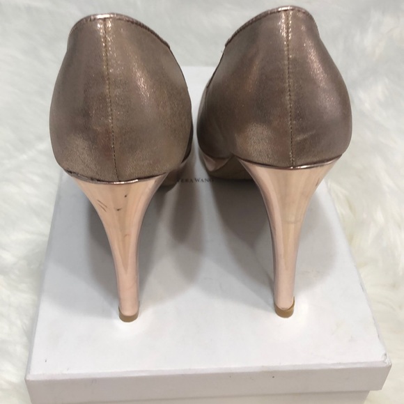 Rampage rose gold tone Sparkly heels size 8.5 - Picture 4 of 8